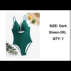 SHEIN Green One Piece Swimsuit